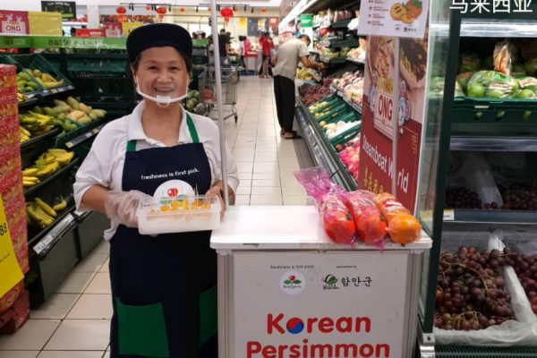 Korea Persimmon Ribbon Cutting Ceremony Euro Atlantic Korea Persimmon Ribbon Cutting Ceremony Euro Atlantic