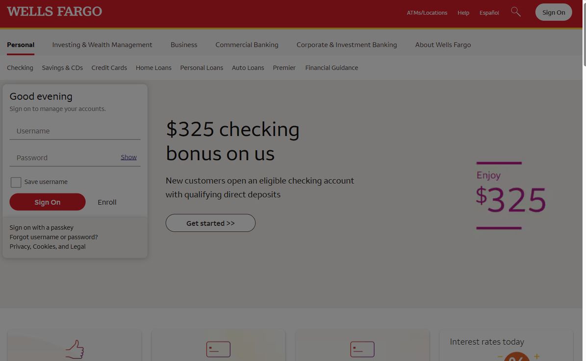 Wells Fargo – wellsfargo.com