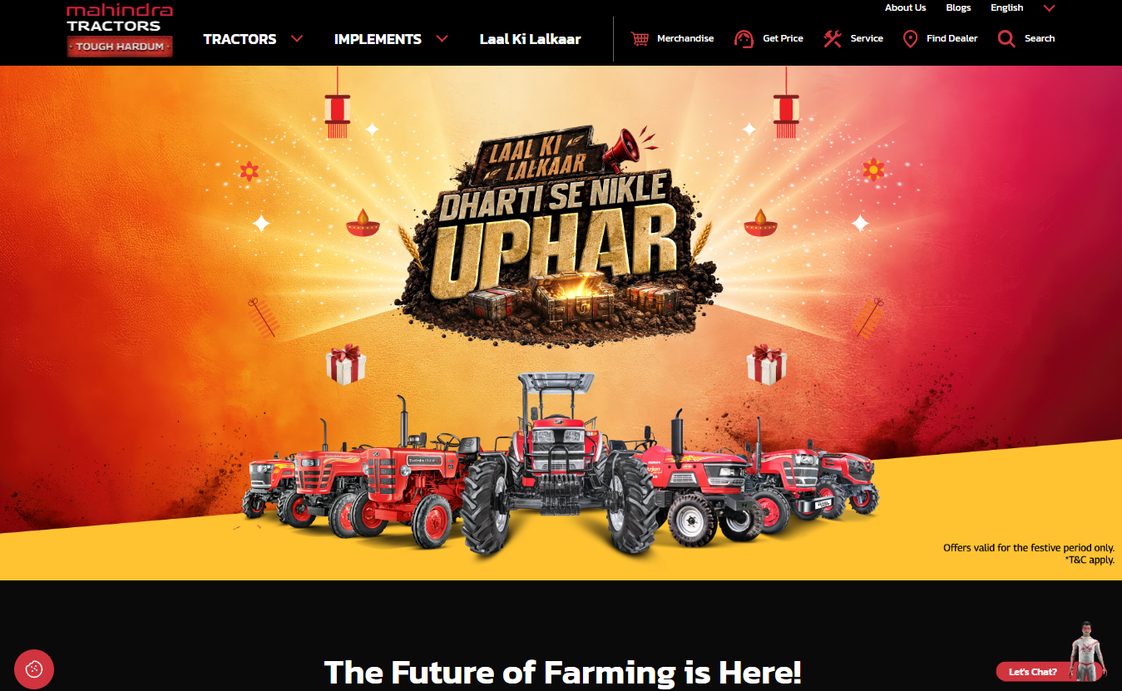 Mahindra – mahindratractor.com