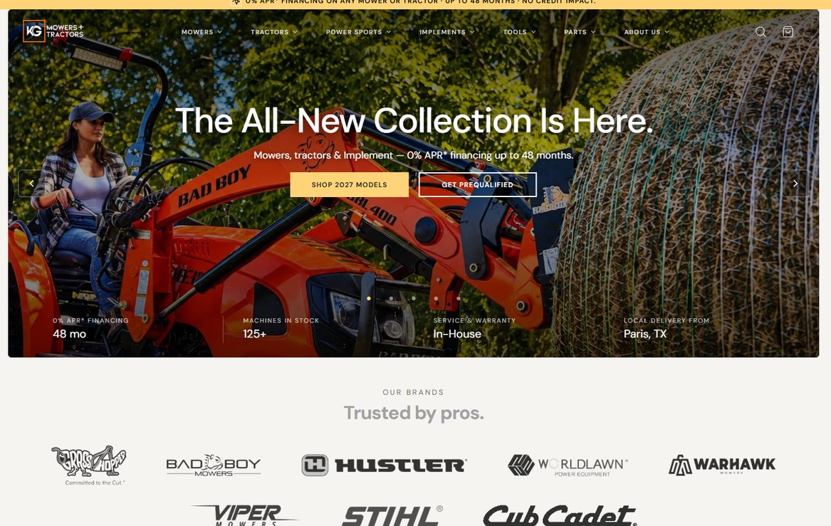 K and G Mowers – kgmowers.com