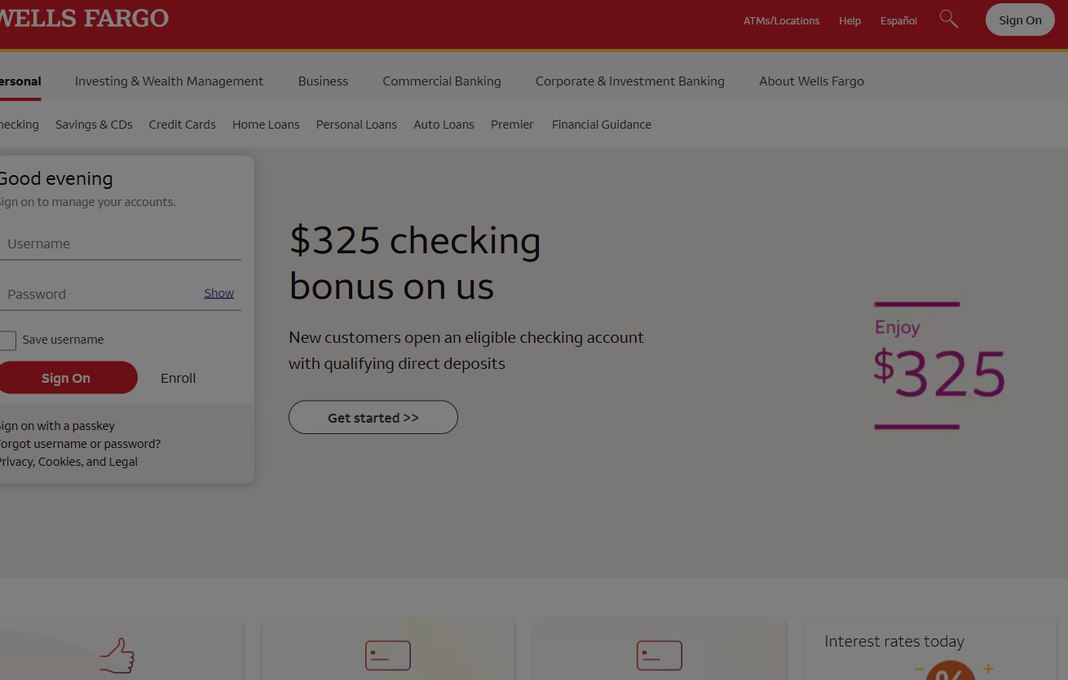Wells Fargo – wellsfargo.com