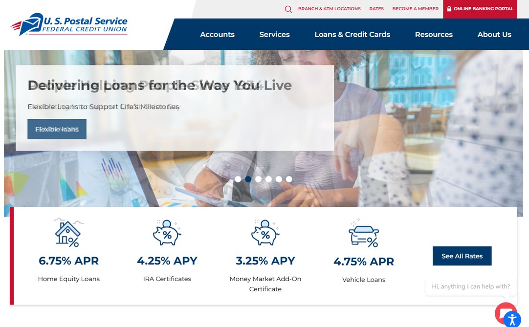 USPS Federal Credit Union – uspsfcu.org