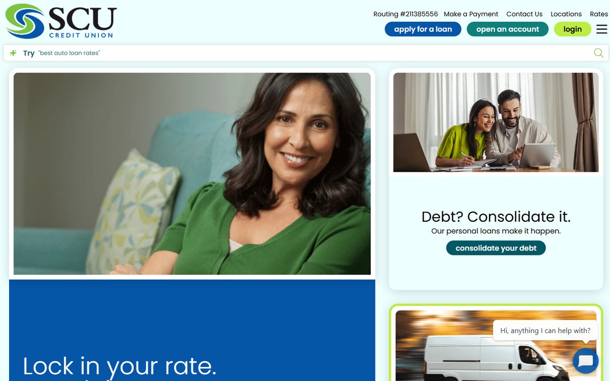 SCU Credit Union – scucu.org