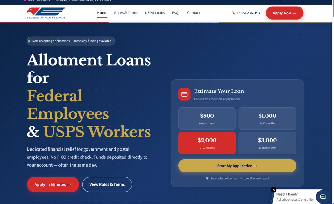 Federal Employee Loans – federalemployeeloans.com
