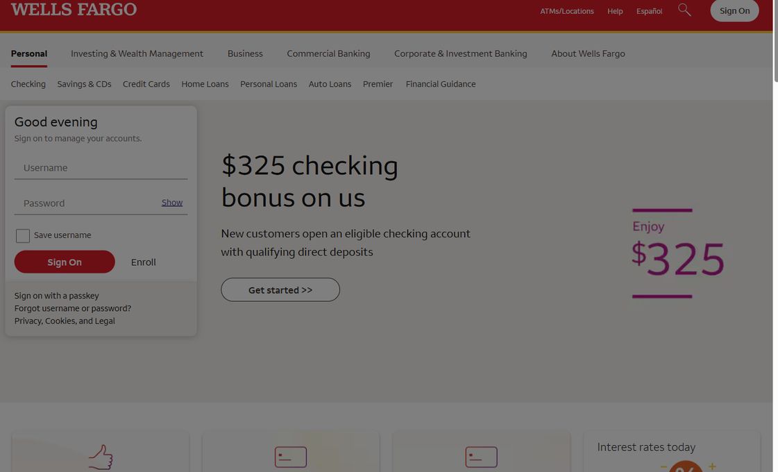 Wells Fargo – wellsfargo.com