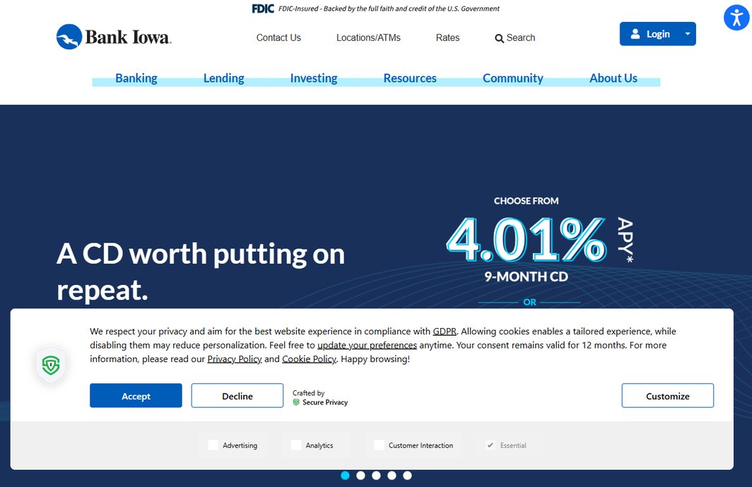 Bank Iowa – bankiowa.bank