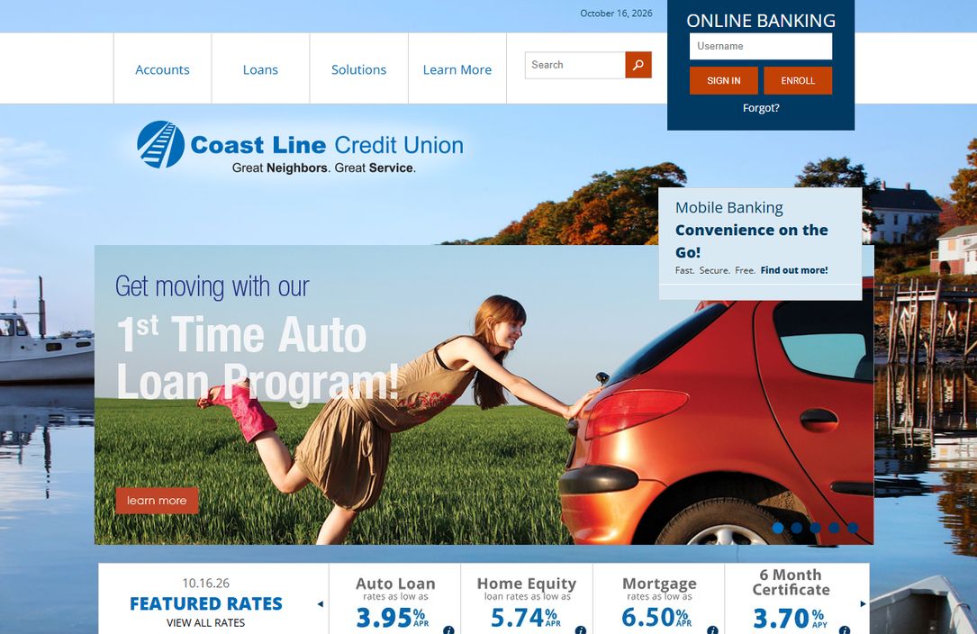 Coastline Credit Union – coastlinecu.com